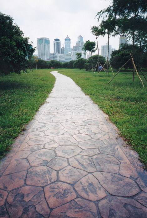 混凝土壓模地坪