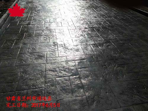 蘭州市靖遠縣壓模壓花地坪